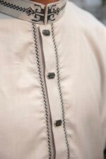 Embroidered Panjabi with Snap Buttons - Image 5